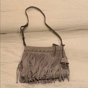 Michael Kors suede cross body purse
